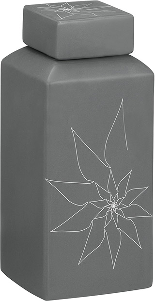 Name:Bonnie Rectangular Vase S Gray, Item id:5910_10266 (Medium Image)