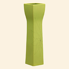 Barbara Vase L Green Thumbnail Image