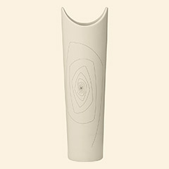 Becky Vase L White Thumbnail Image