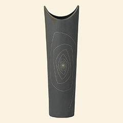 Becky Vase L Gray Thumbnail Image