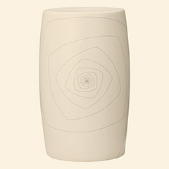 Bailey Sculpture L White Thumbnail Image