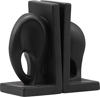 Name:Elefante Bookend Black, Item id:5910_10352 (Medium Image)