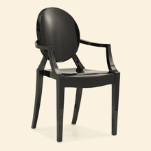 Anime Acrylic Chair Black Thumbnail Image
