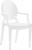Anime Acrylic Chair White Thumbnail Image