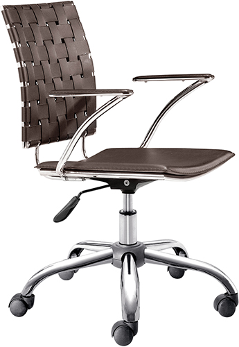 Name:Criss Cross Office Chair Espresso, Item id:5910_205032 (Medium Image)