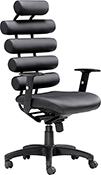 Unico Office Chair Black (PU) Thumbnail Image