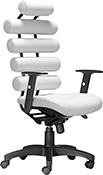 Unico Office Chair White (PU) Thumbnail Image