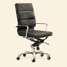 Director Office Chair Black (hi-back) Thumbnail Image