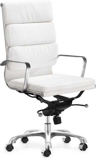 Name:Director Office Chair White (hi-back), Item id:5910_205234 (Medium Image)