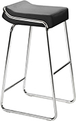 Wedge Barstool Black Thumbnail Image