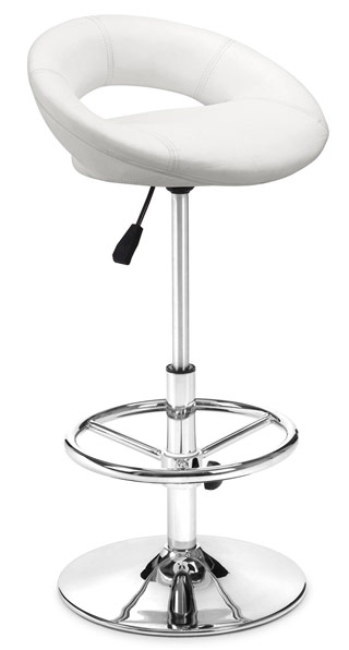 Name:Pluto Barstool White, Item id:5910_300101 (Medium Image)