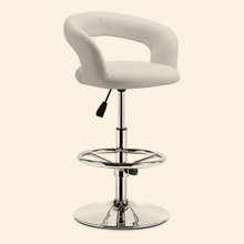 Flute Bar Chair White Thumbnail Image