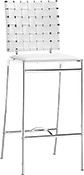 Criss Cross Counter Stool White Thumbnail Image