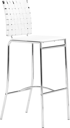 Name:Criss Cross Barstool White, Item id:5910_333071 (Medium Image)