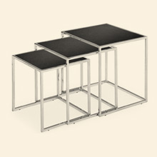 Pasos Nesting Table Black Thumbnail Image