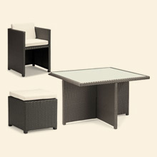 Naples Set Chair and Ottoman Thumbnail Image