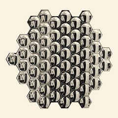 Honeycomb Mirror Clear Thumbnail Image