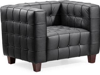 Name:Button Arm Chair Black, Item id:5910_900200 (Medium Image)