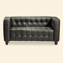 Button Love Seat Black Thumbnail Image