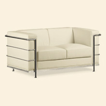 Fortress Love Seat White Thumbnail Image