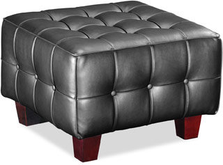 Name:Button Ottoman Black, Item id:5910_900260 (Medium Image)