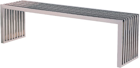 Name:Zeta Large Polished Bench, Item id:6110_210101 (Medium Image)
