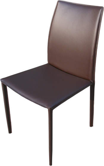 Name:Lily Dining Chair, Item id:6110_DC-LILY-RG-BRN (Medium Image)