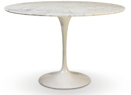 Name:Saturn White Dining Table, Item id:6110_DT-SATU-W (Medium Image)