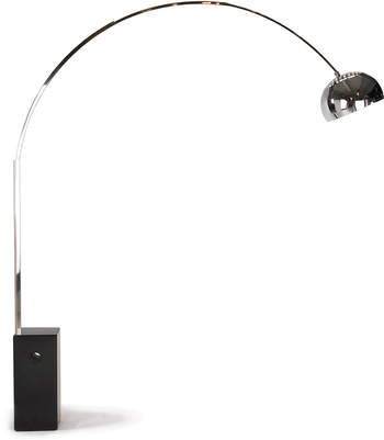 Name:Arch Black Marble Floor Lamp, Item id:6110_LT-ARCH-1-K (Medium Image)