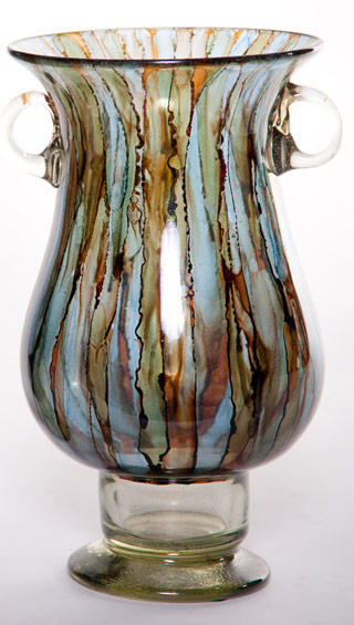 Name:Blue Spring Two Handled Urn, Item id:6310_M1-A-1001 (Medium Image)
