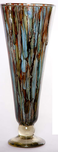 Name:Blue Spring Cone Vase, Item id:6310_M1-A-1004 (Medium Image)