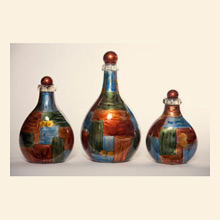 Amerciana Bottles with Tops Set of 3 Thumbnail Image