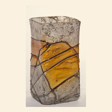 Lemon Twist Small Square Vase Thumbnail Image