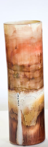 Name:Dusty Earth Small Cylinder Vase, Item id:6310_M1-A-1141 (Medium Image)