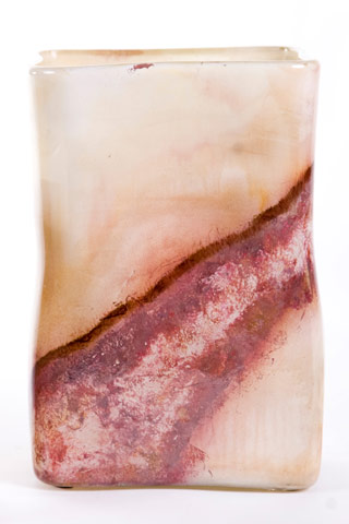 Name:Blush Large Rectangle Vase, Item id:6310_M1-A-1223 (Medium Image)