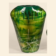 Round Metal Vase Thumbnail Image