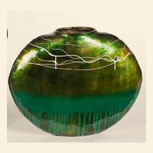 Oval Metal Vase Thumbnail Image