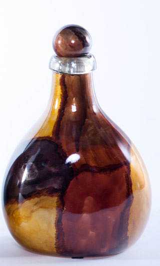 Name:Tortoise Shell Small Bottle with Top, Item id:6310_M1-A-1307 (Medium Image)