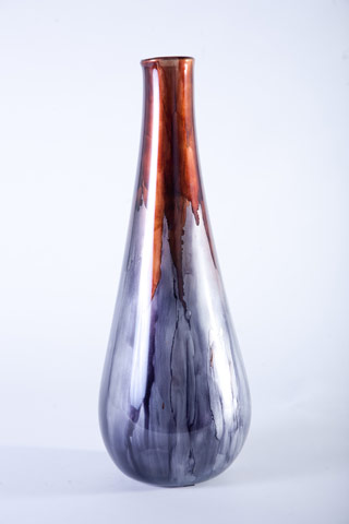 Name:Silver Rave Tear Drop Vase, Item id:6310_M1-A-1313 (Medium Image)
