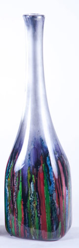 Name:Kaleidoscope Small Square Bottle, Item id:6310_M1-A-1338 (Medium Image)