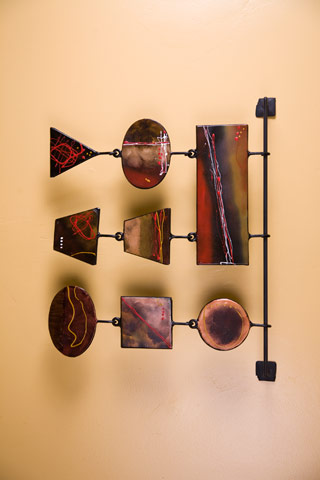 Name:Shapes Metal Wall Art 3, Item id:6310_M1-W-1266 (Medium Image)