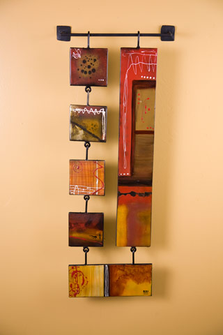 Name:Shapes Metal Wall Art 4, Item id:6310_M1-W-1267 (Medium Image)