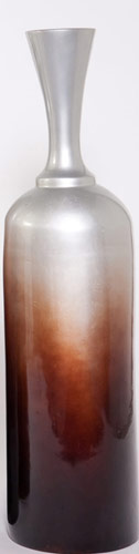 Name:Small Trumpet Floor Bottle in Platino, Item id:6310_M3-A-001C (Medium Image)
