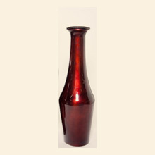 Medium Cannon Floor Vase in Metallic Vino Thumbnail Image