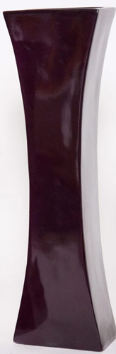 Name:Large Bow Floor Vase in Metallic Purple, Item id:6310_M3-A-251A (Medium Image)