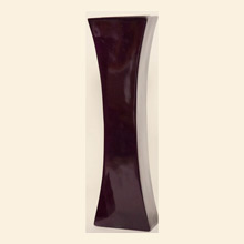 Large Bow Floor Vase in Metallic Purple Thumbnail Image