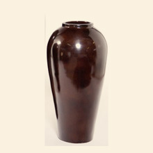 Small Tibor Vase in Metallic Chocolate Thumbnail Image