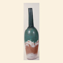 Small Long Neck Bottle in Antique Aqua Thumbnail Image