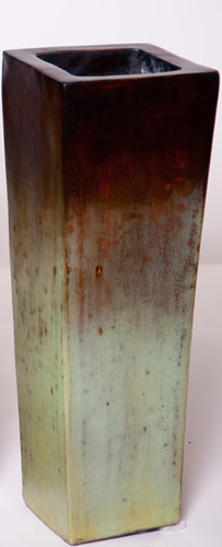 Name:Square Floor Vase Small, Item id:6310_M3-A-8352C (Medium Image)