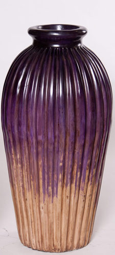 Name:Grooved Floor Pot Large, Item id:6310_M3-A-8405A (Medium Image)